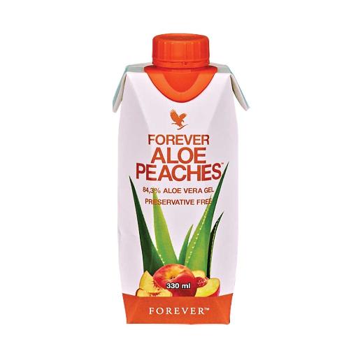 Forever Aloe Peaches 330ml 18本入り Aloe Peaches 330 ml - Forever Living