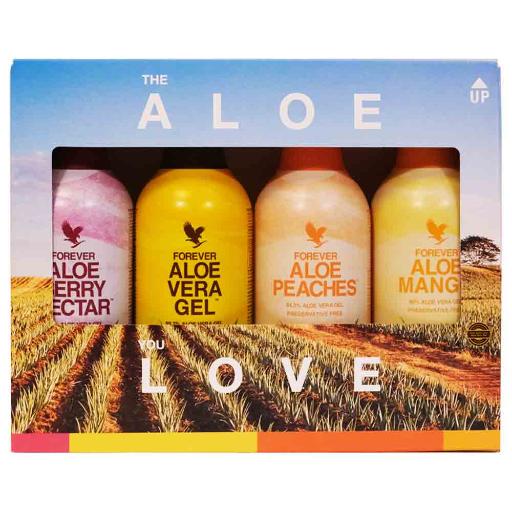 FOREVER GELLY 120ml 4本セット Aloe 4 Pack Combo – Aceeasi Aloe, aceleasi beneficii