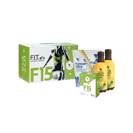 Forever Living F15 Beginner Vanilla Nectar Pack - 15 Day Weight Management & Detox Program With Shakes, Workouts & Recipes