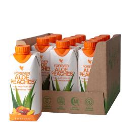 Forever Aloe Peaches 330 ml 12-Pack — Aloe Vera drikke fra Forever Living