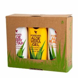 Forever Combo Mini Tri-Pak — Aloe Vera drikke fra Forever Living