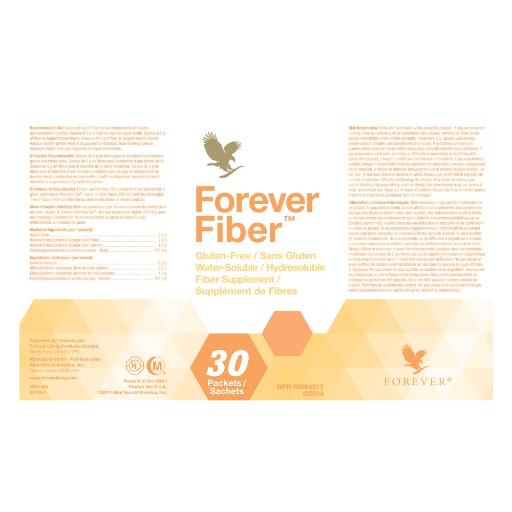 Forever Fiber グルテンフリー サプリメント 30パケット *3箱 s-l1200.jpg