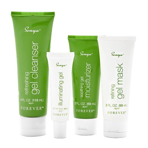 Gel Éclat Sonya Forever Living 28,3 G – Hydratant à L'aloe Vera Pour Le Visage